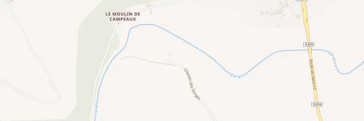 Plan du 2 Che des Gorges Ste Marie Laumo à Souleuvre en Bocage