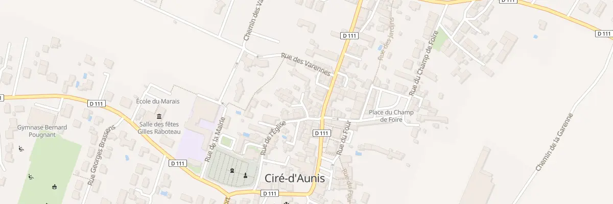 Plan du 4T Rue de l’Eglise à Ciré-d’Aunis