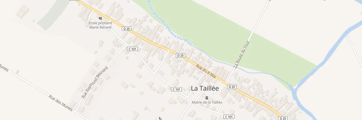 Plan du 83B Rue du Huit Mai à La Taillée