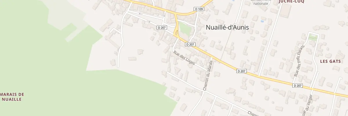 Plan du 8 Rue des Loges à Nuaillé-d’Aunis