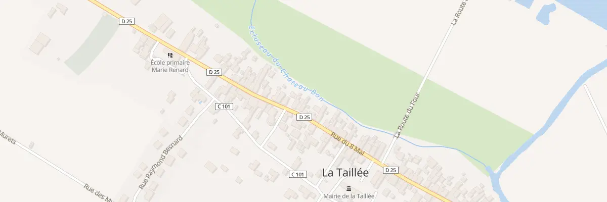 Plan du 108 Rue du Huit Mai à La Taillée