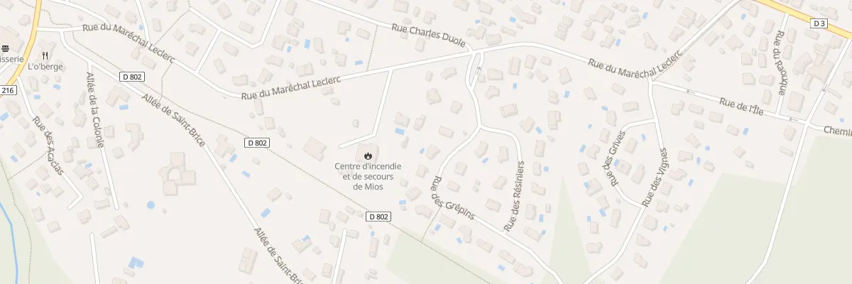 Plan du 4 Rue des Grépins à Mios