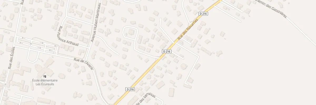 Plan du 27 Rue des Navarries à Mios