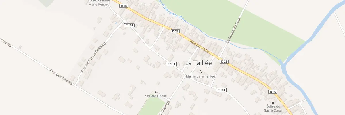 Plan du 52 Rue du moulin des dames à La Taillée
