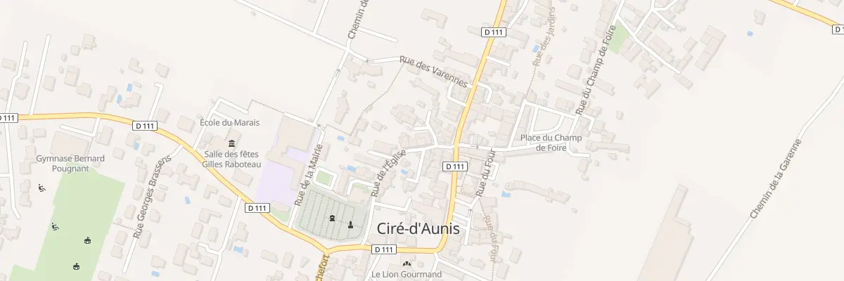 Plan du 2B Rue de l’Eglise à Ciré-d’Aunis