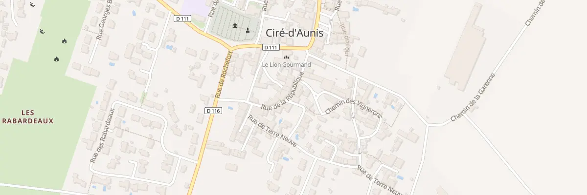 Plan du 1 Rue des Soupirs à Ciré-d’Aunis