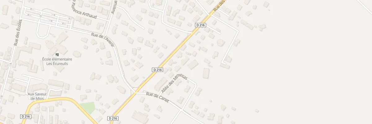 Plan du 18D Rue des Navarries à Mios
