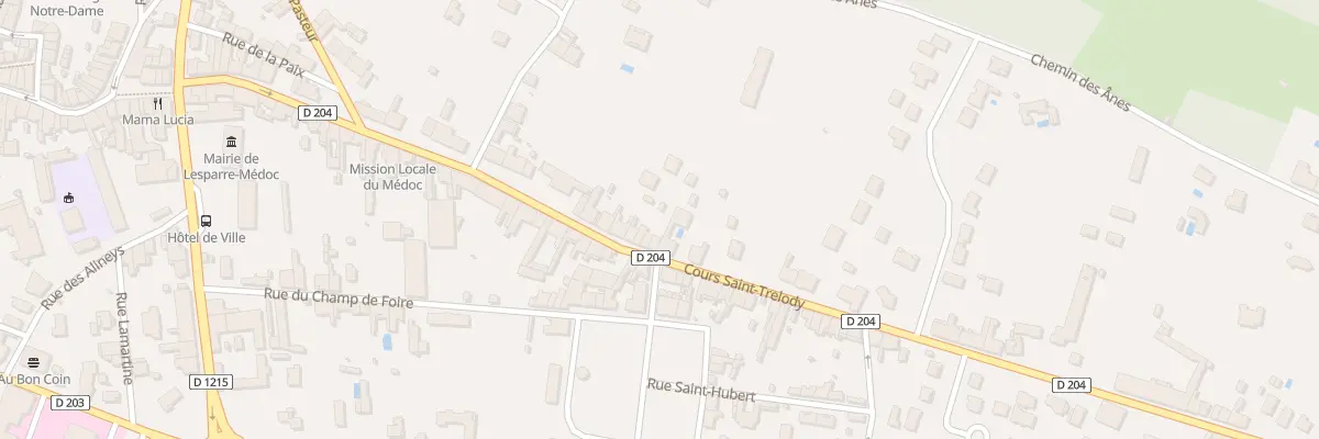 Plan du 47 Crs Jean Jaurés à Lesparre-Médoc