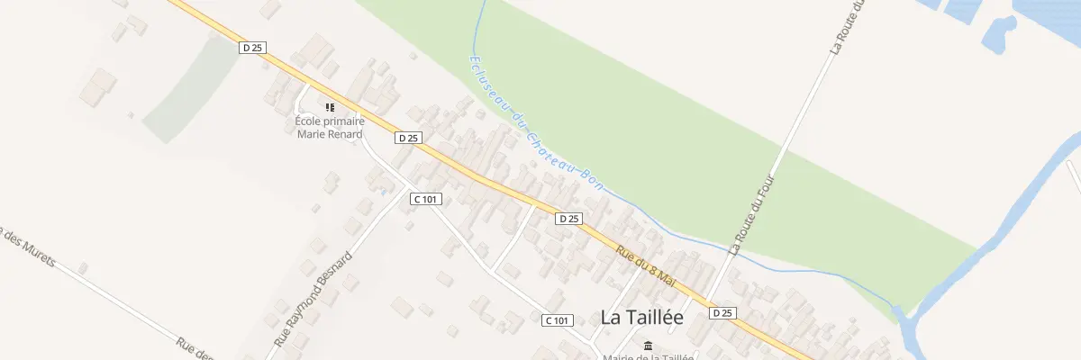 Plan du 114 Rue du Huit Mai à La Taillée