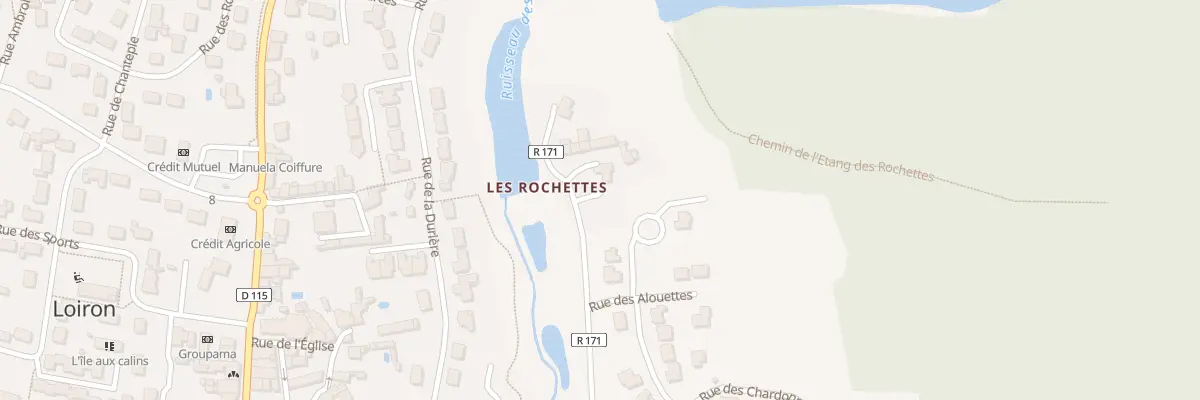Plan du 2 Rue des Rochettes à Loiron-Ruillé