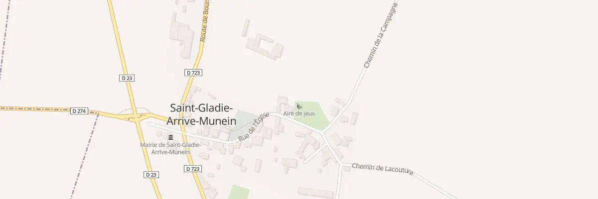 Plan du 9 Rue de l’Eglise à Saint-Gladie-Arrive-Munein