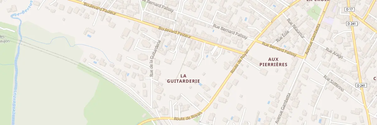 Plan du 7 Bd Pasteur à Saujon
