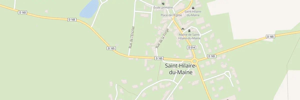 Plan du 27 Rue de la Forge à Saint-Hilaire-du-Maine