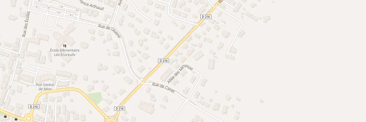 Plan du 18A Rue des Navarries à Mios