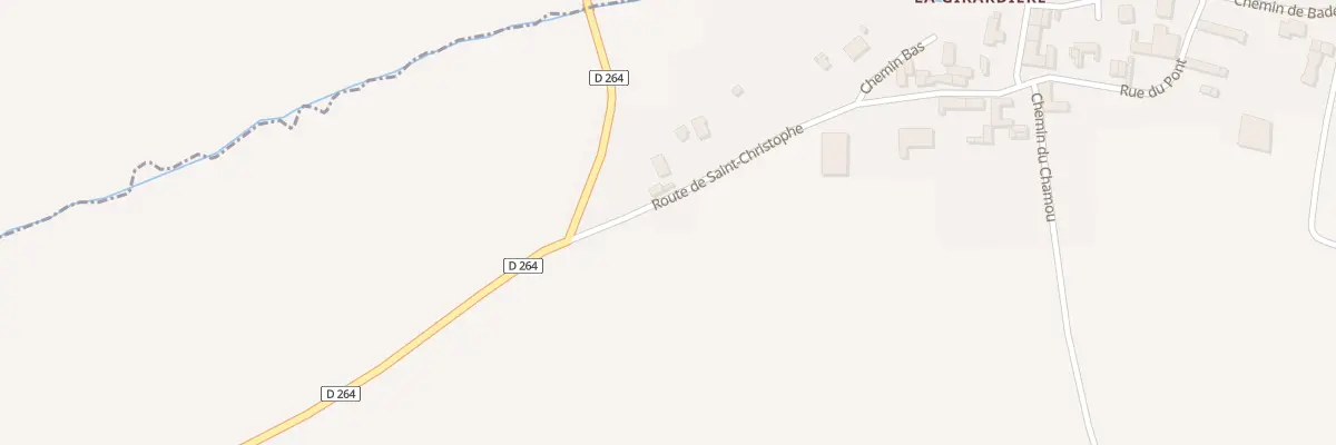 Plan du 14 Rte de Saint-Christophe à Saint-Christophe