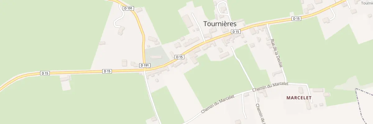 Plan du 5019 Le Bourg à Tournières