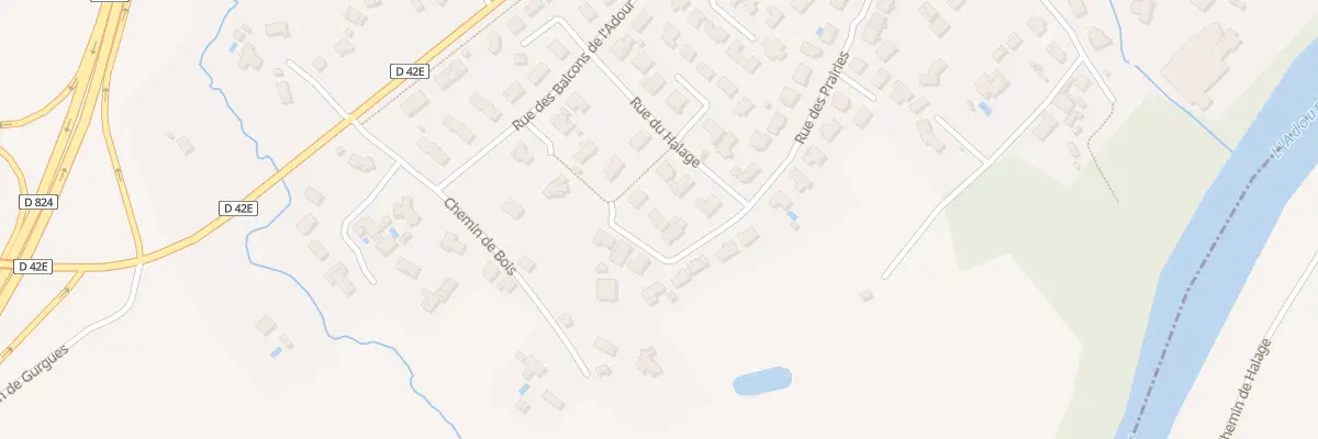 Plan du 17 Rue des Prairies à Pontonx-sur-l’Adour