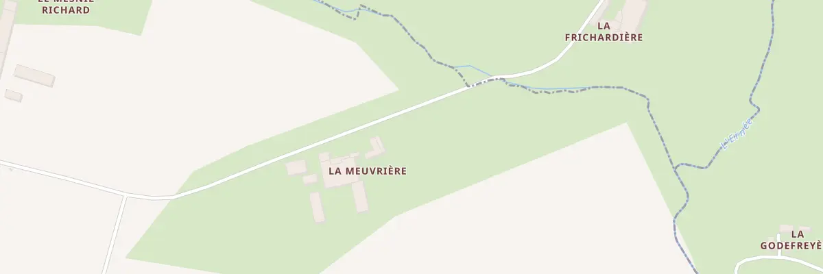 Plan du 4 La Meuvriere à Montaudin