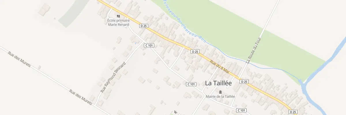 Plan du 89 Rue du Huit Mai à La Taillée