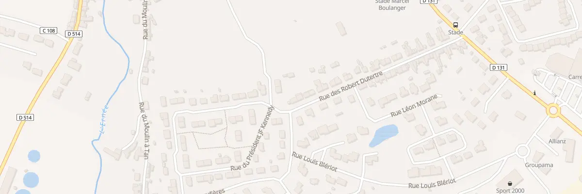 Plan du 51 Rue Robert Dutertre à Ernée