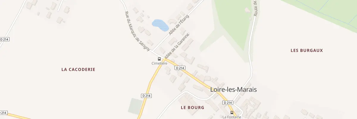 Plan du 35 Rue du Marquis de Sérigny à Loire-les-Marais