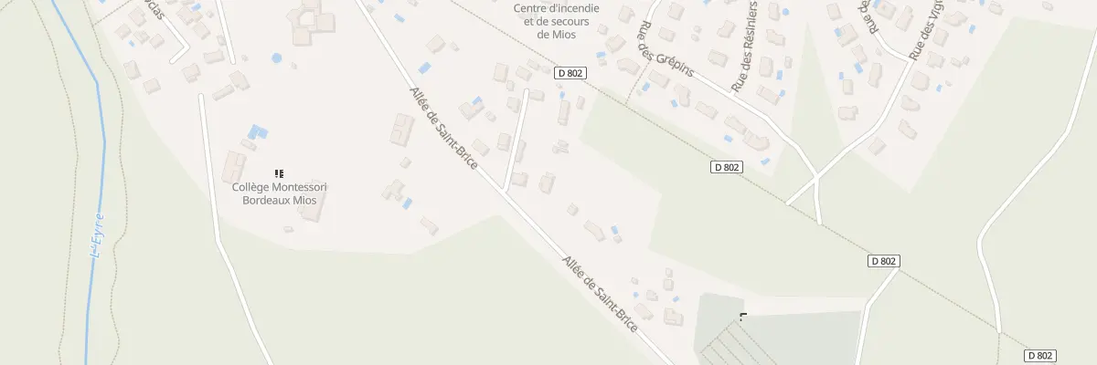 Plan du 17 All de Saint Brice à Mios