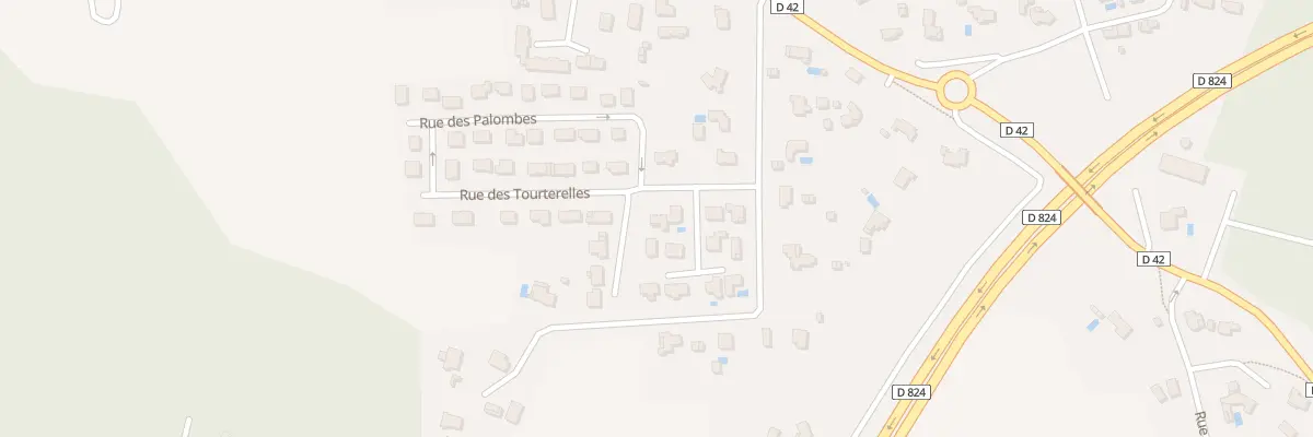 Plan du 8 Rue des Palombes à Pontonx-sur-l’Adour