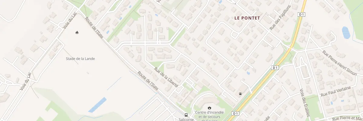 Plan du 10 Av de la République à Saujon