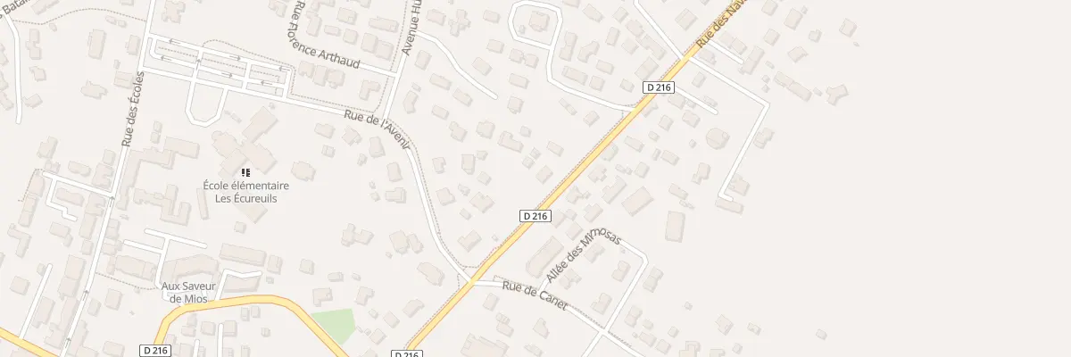 Plan du 19 Rue des Navarries à Mios