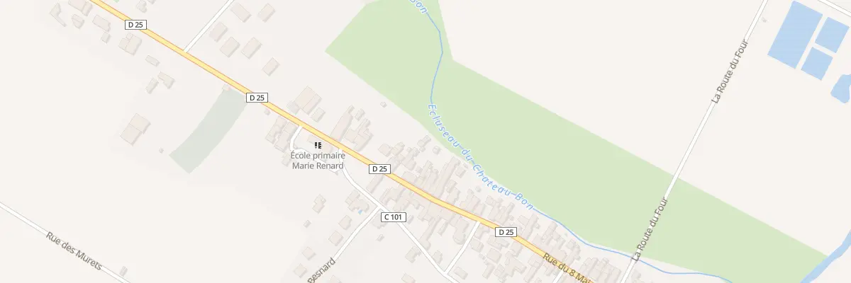 Plan du 134 Rue du Huit Mai à La Taillée