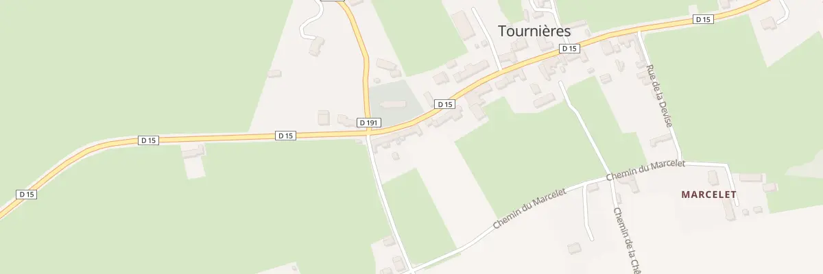 Plan du 5018A Le Bourg à Tournières