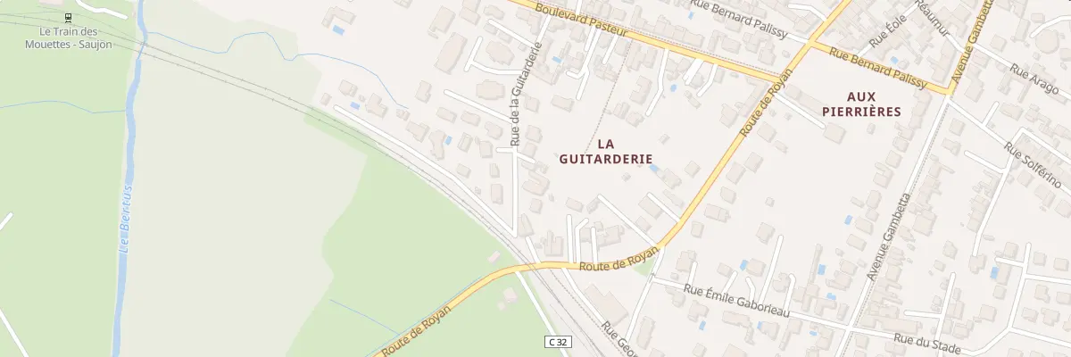Plan du 21 Rue de la Guitarderie à Saujon