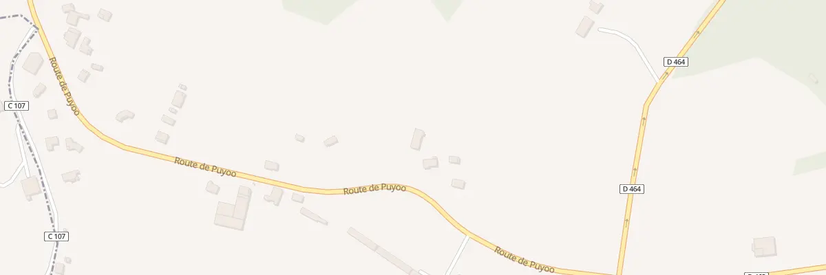 Plan du 1285 Rte de Puyoo à Habas