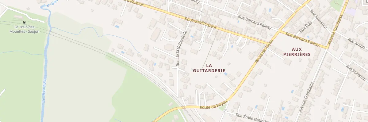 Plan du 15 Rue de la Guitarderie à Saujon