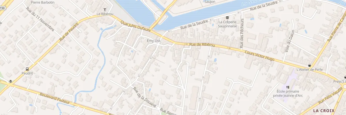 Plan du 29 Rue de Ribérou à Saujon