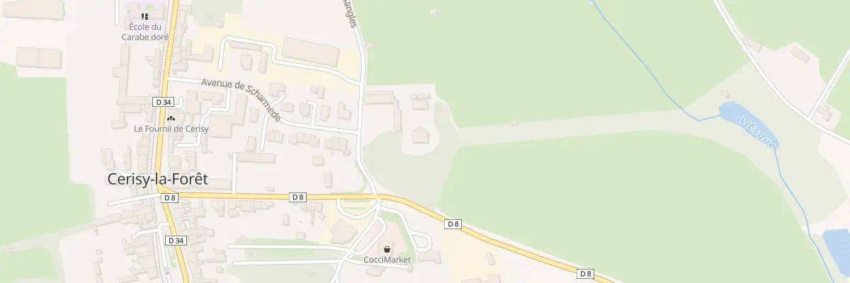 Plan du 1 Rue des Sangles à Cerisy-la-Forêt