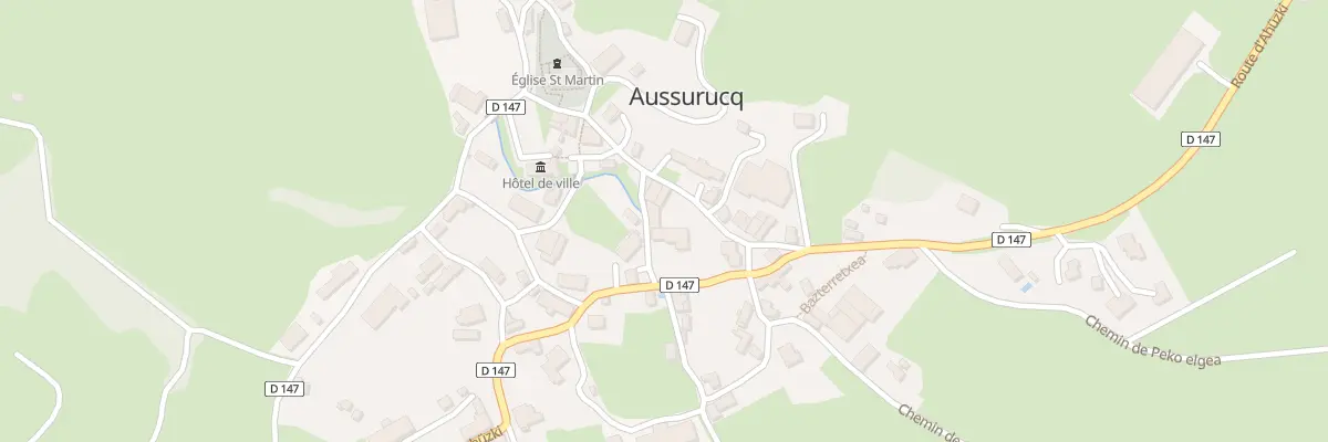 Plan du 54 Le Village à Aussurucq