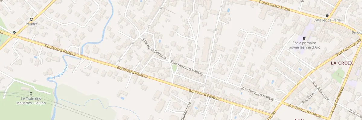 Plan du 34 Rue Bernard Palissy à Saujon