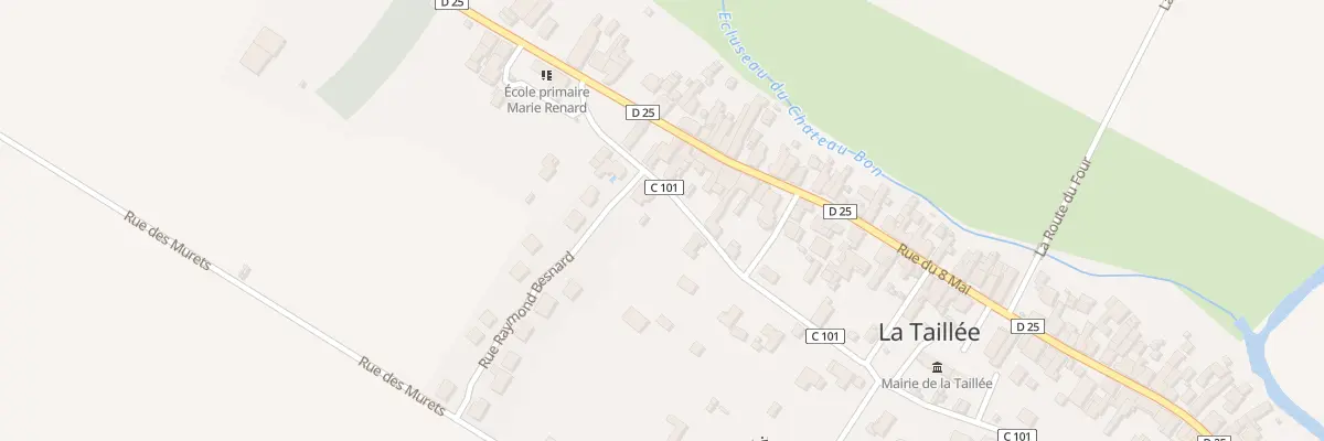 Plan du 57 Rue du moulin des dames à La Taillée