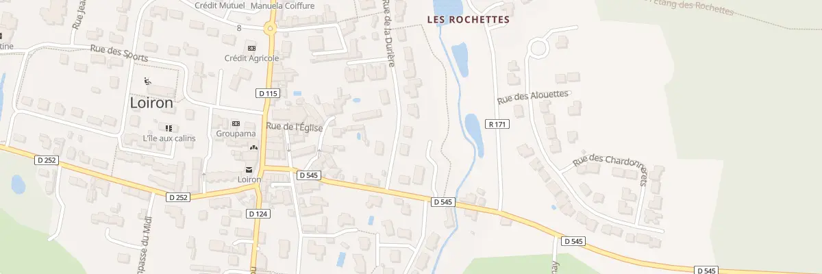 Plan du 6 Rue de la Durière à Loiron-Ruillé