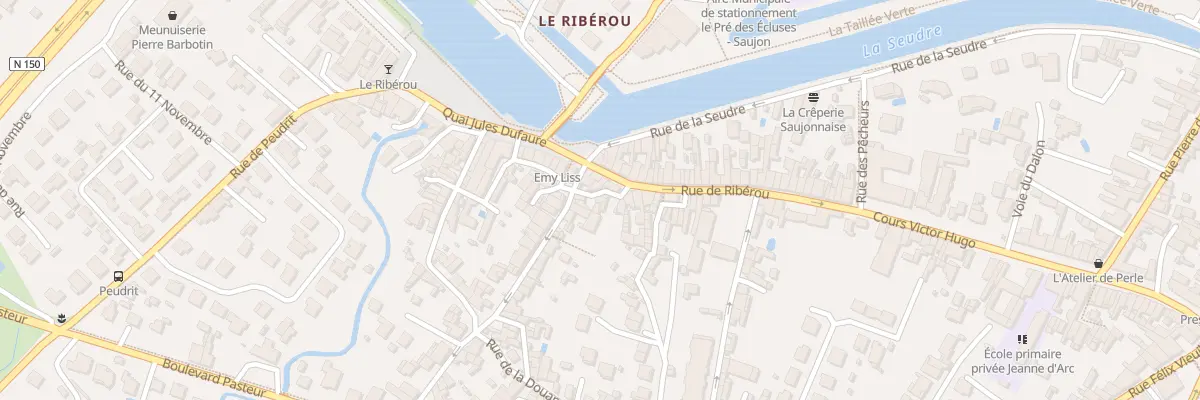 Plan du 1A Rue des Canes à Saujon