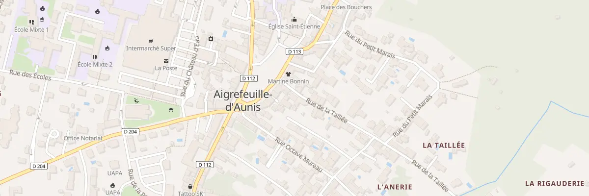 Plan du 4 Rue de la Taillée à Aigrefeuille-d’Aunis