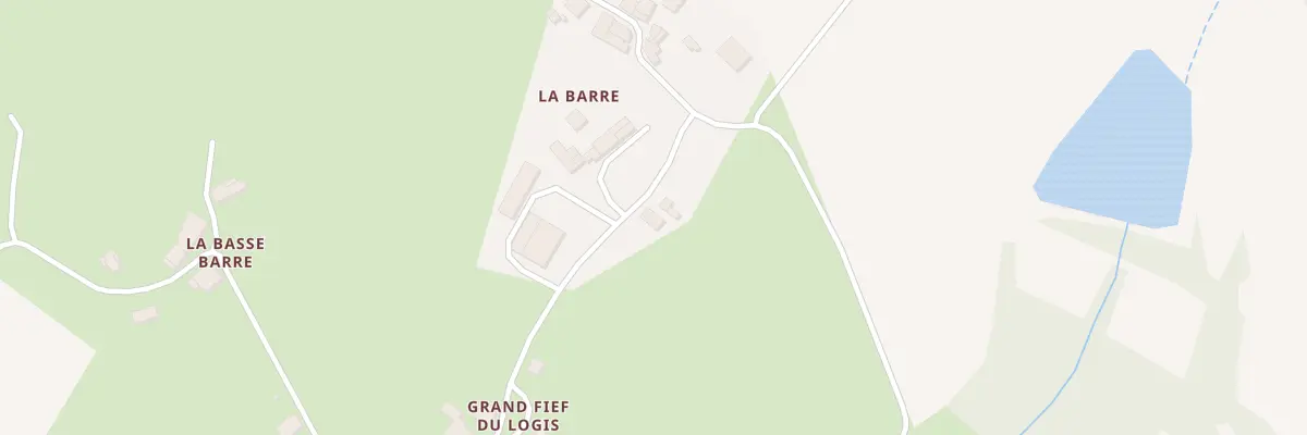 Plan du 105 La Barre à Saint-Laurent-de-la-Salle