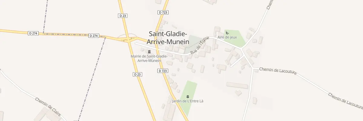 Plan du 4 Rue de l’Eglise à Saint-Gladie-Arrive-Munein