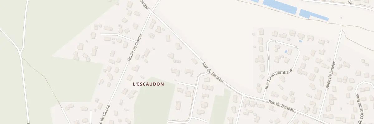 Plan du 65 Rue de Beneau à Mios