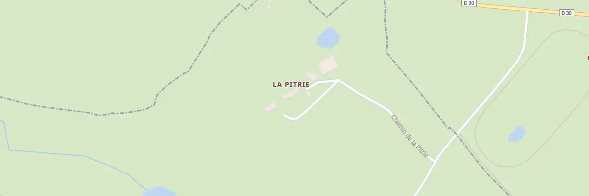 Plan du 260 Che de la Pitrie à Olivet