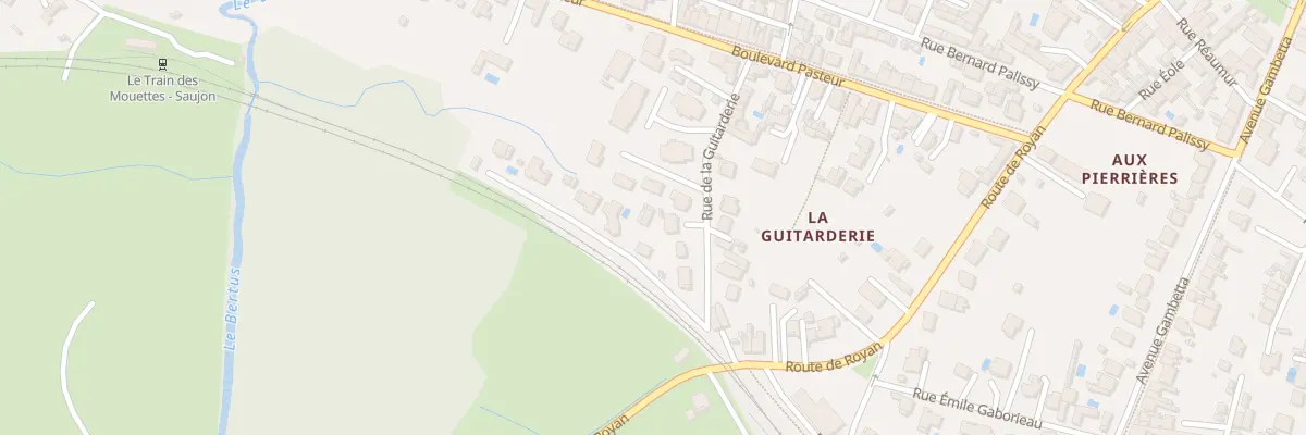 Plan du 20 Rue de la Guitarderie à Saujon