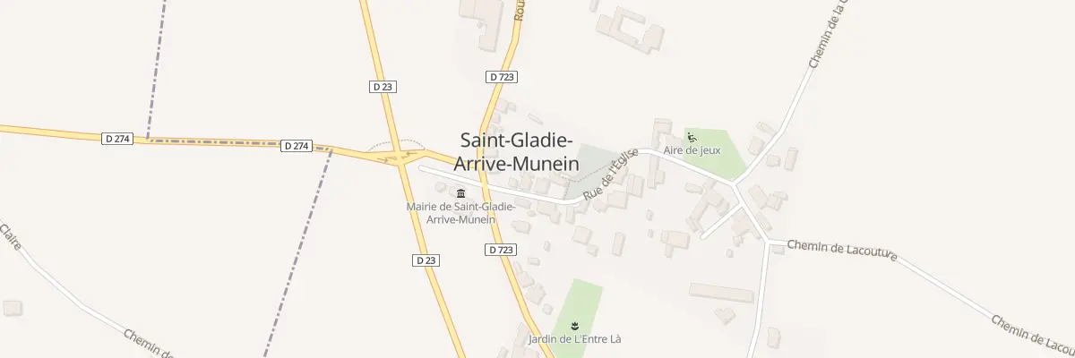 Plan du 5 Rue de l’Eglise à Saint-Gladie-Arrive-Munein