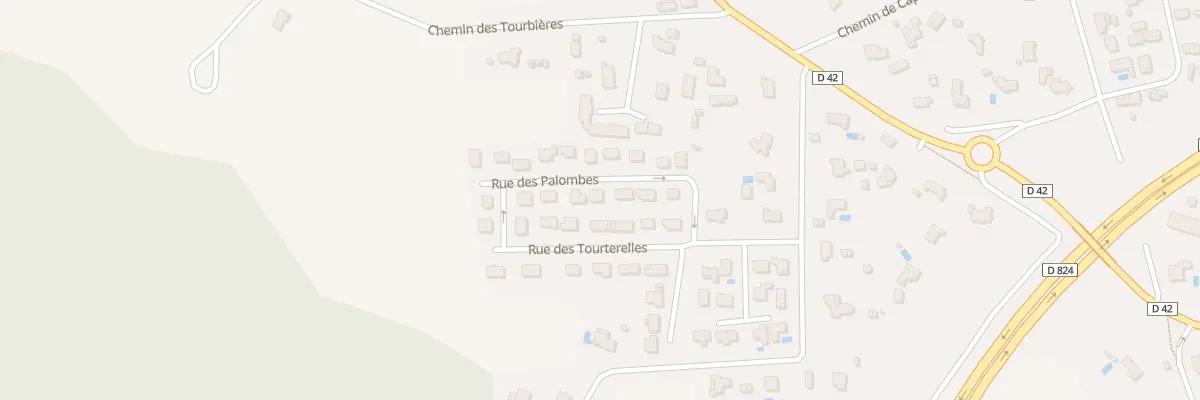 Plan du 21 Rue des Palombes à Pontonx-sur-l’Adour