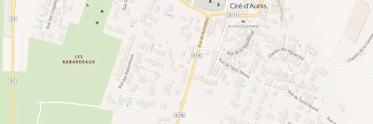 Plan du 4 Rue de Rochefort à Ciré-d’Aunis